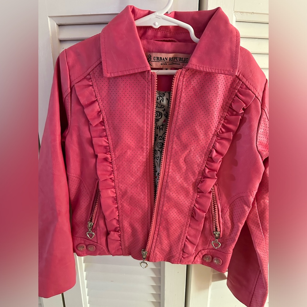Urban Republic Girls M (5/6) Hot Pink Jacket